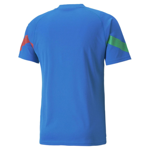 Classic and minimalist Blue soccer jersey with clean design