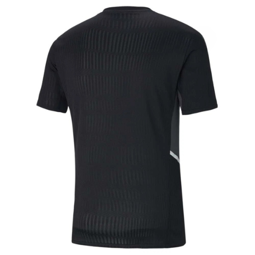 Classic and minimalist Black soccer jersey with clean design