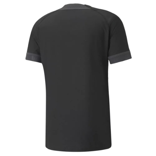 Classic and minimalist All Black soccer jersey with clean design